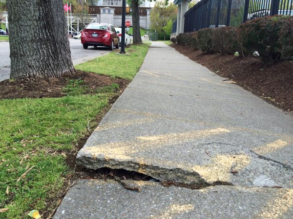 Cement Sidewalk Repair in Bloomington
